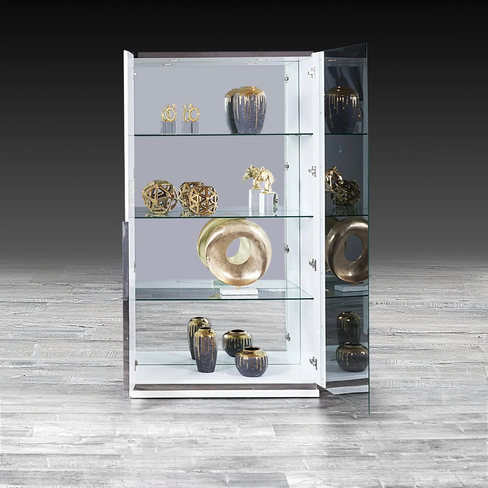 Lozano White Stylish Curio