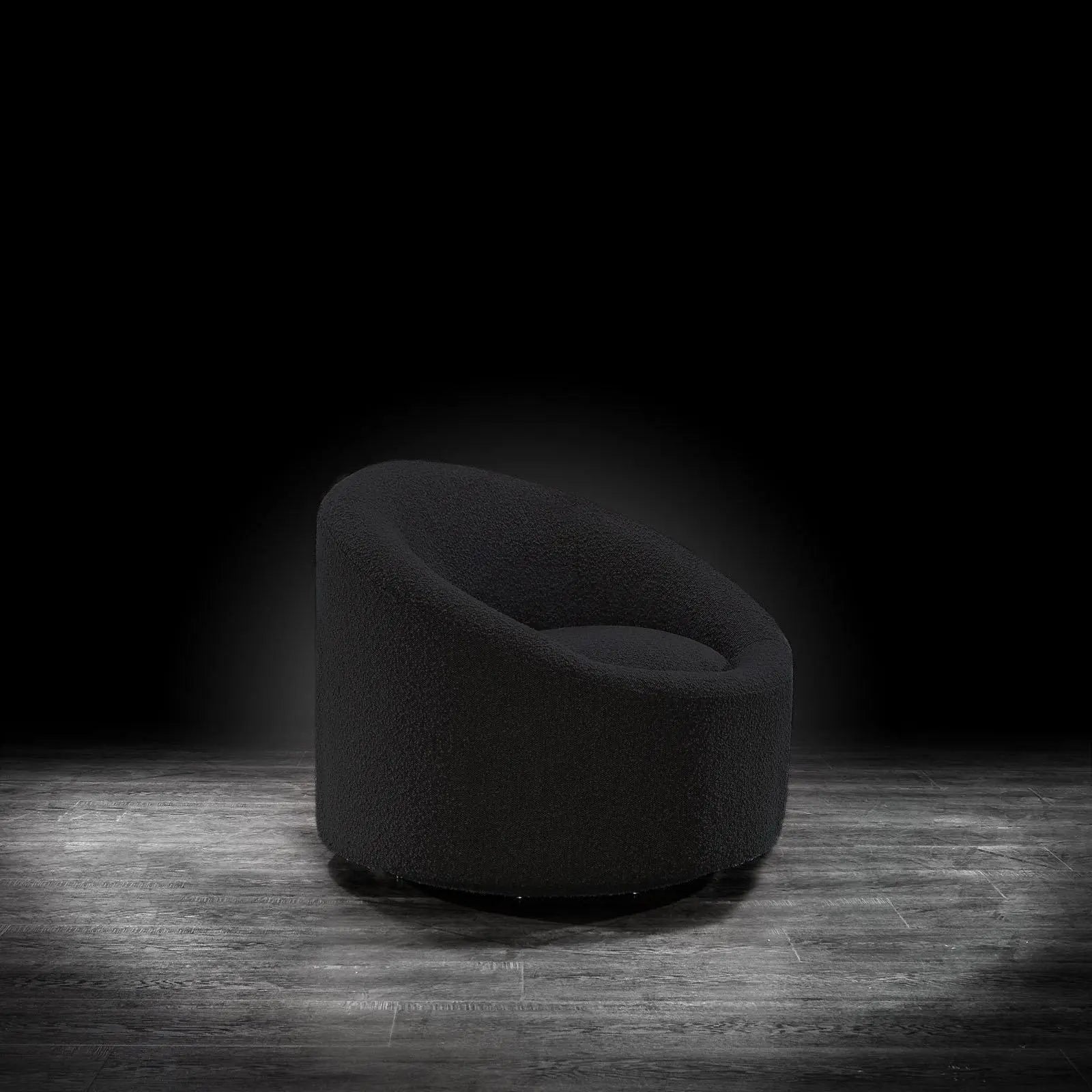 Luca Black Stylish Accent Chair