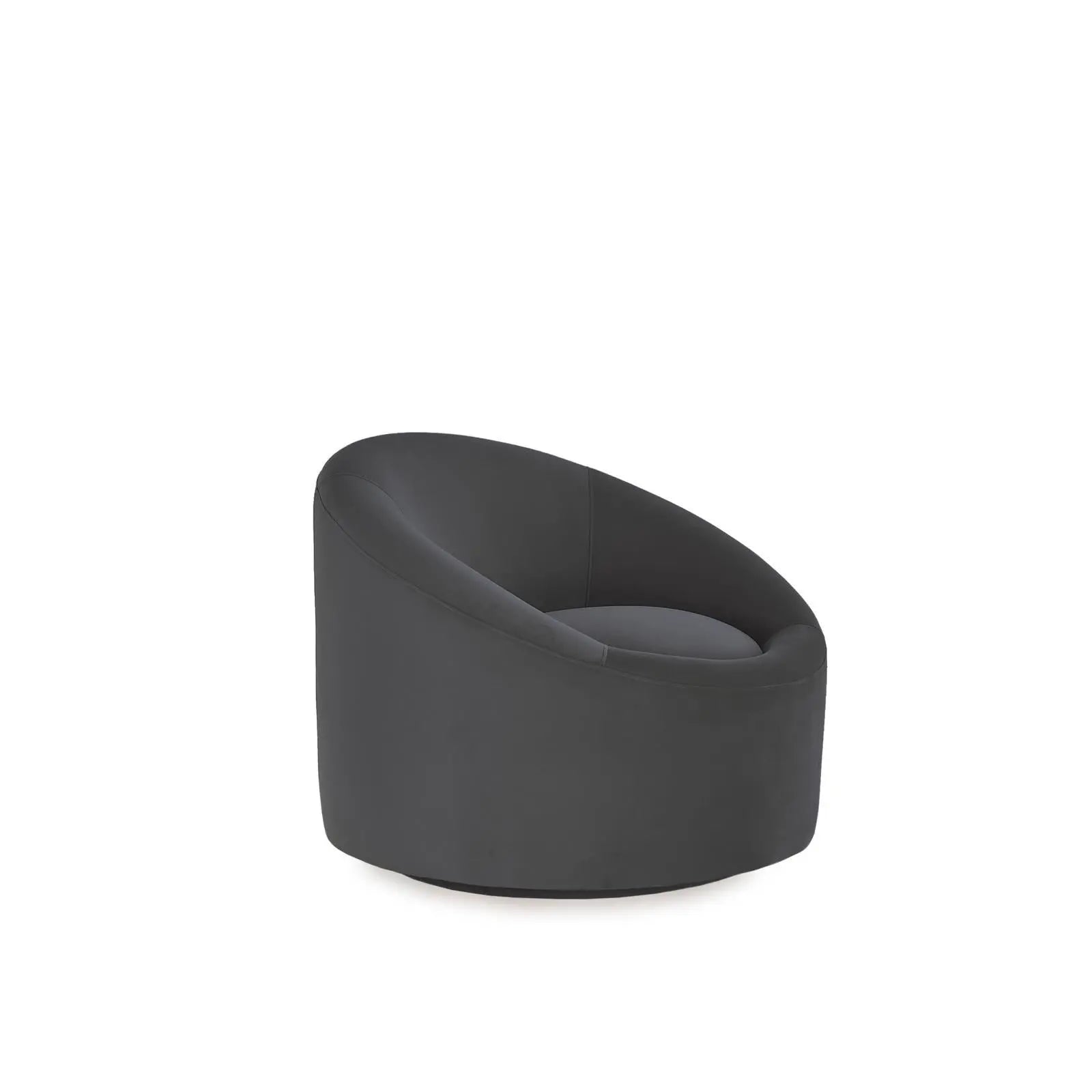 Luca Black Velvet Stylish Accent Chair