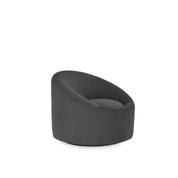 Luca Black Velvet Stylish Accent Chair