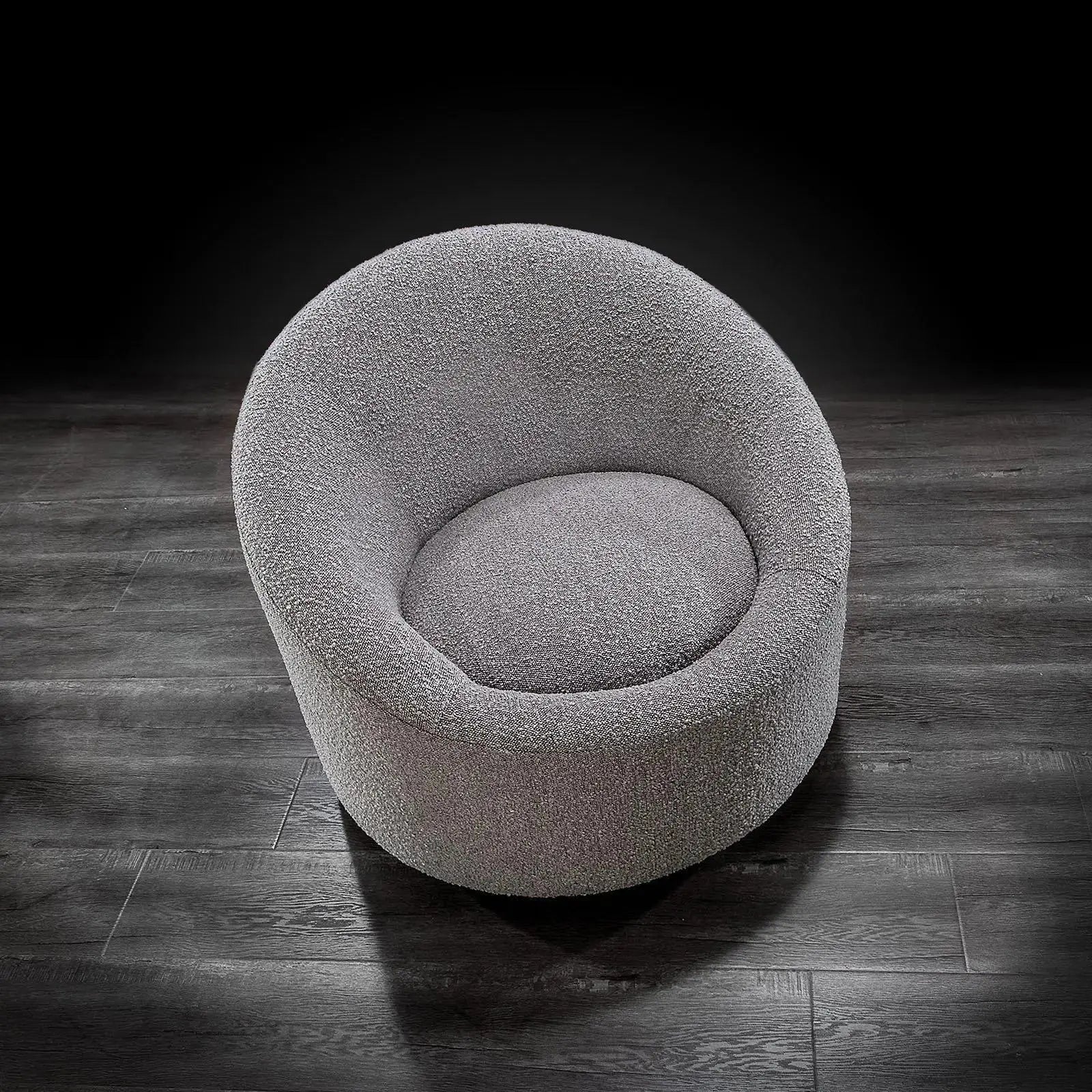 Luca Gray Luxury Accent Chair