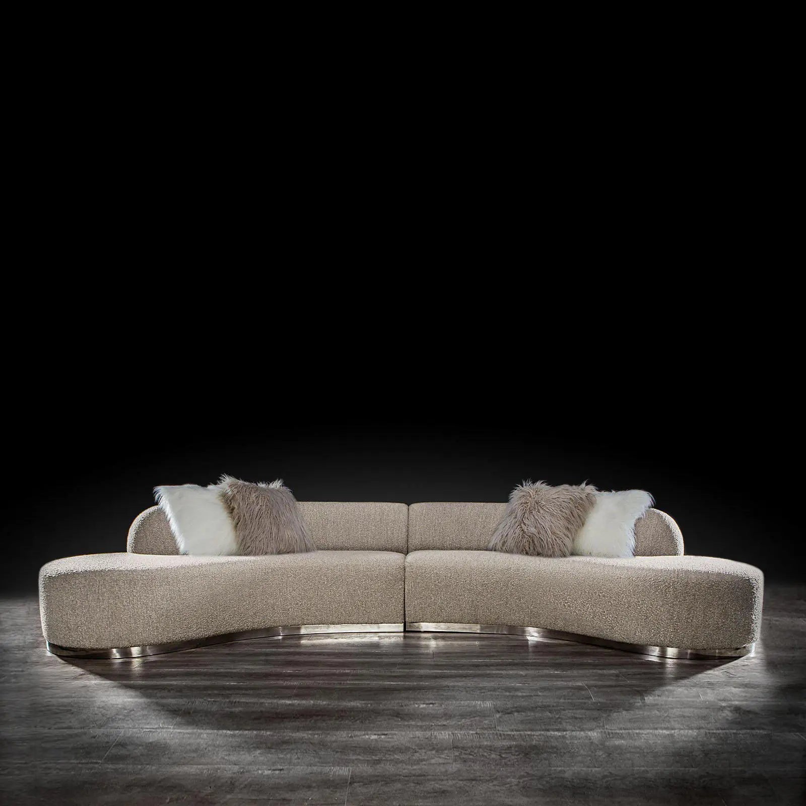 Luca Gray Modern Sectional