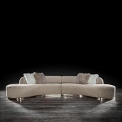 Luca Gray Modern Sectional