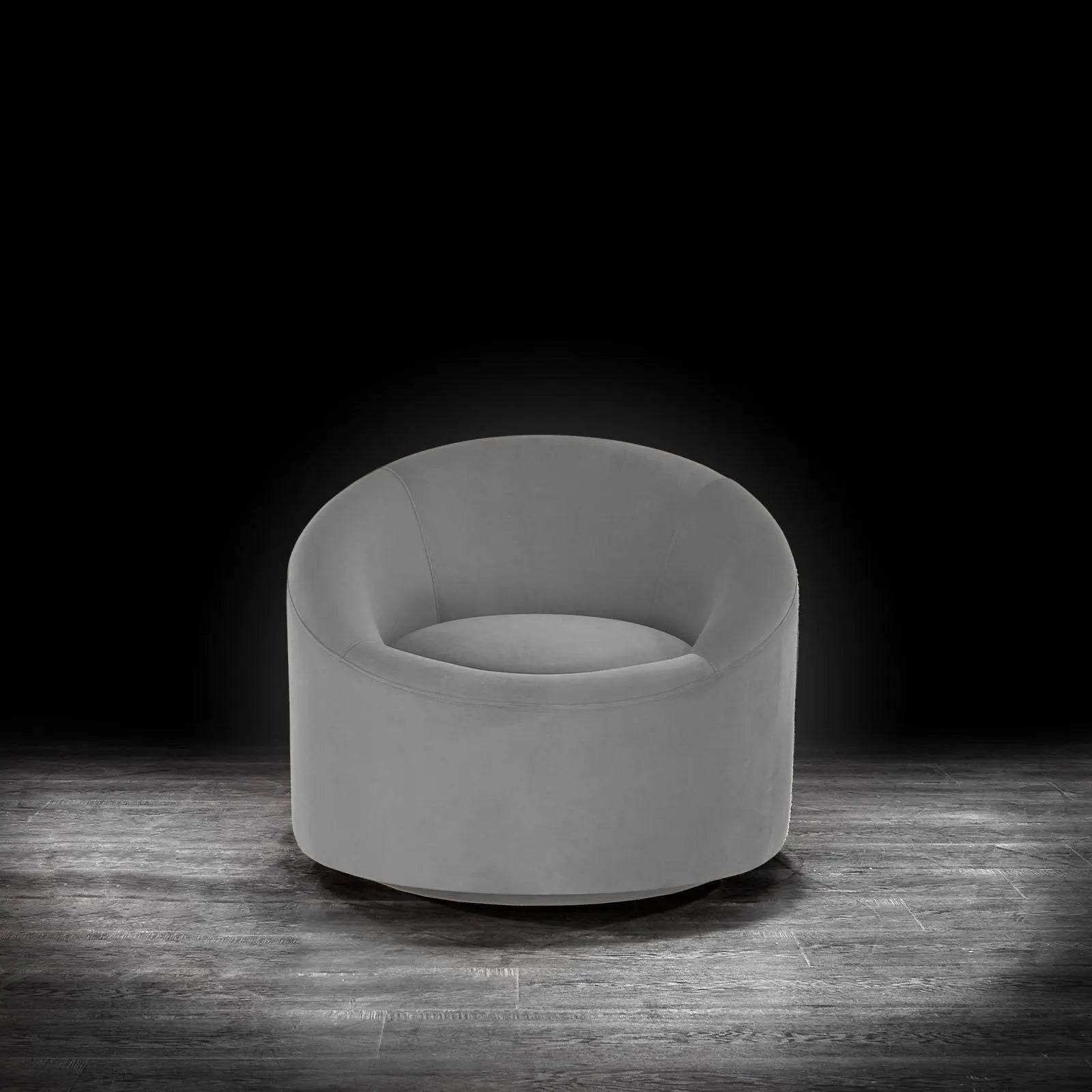 Luca Gray Velvet Modern Accent Chair RG