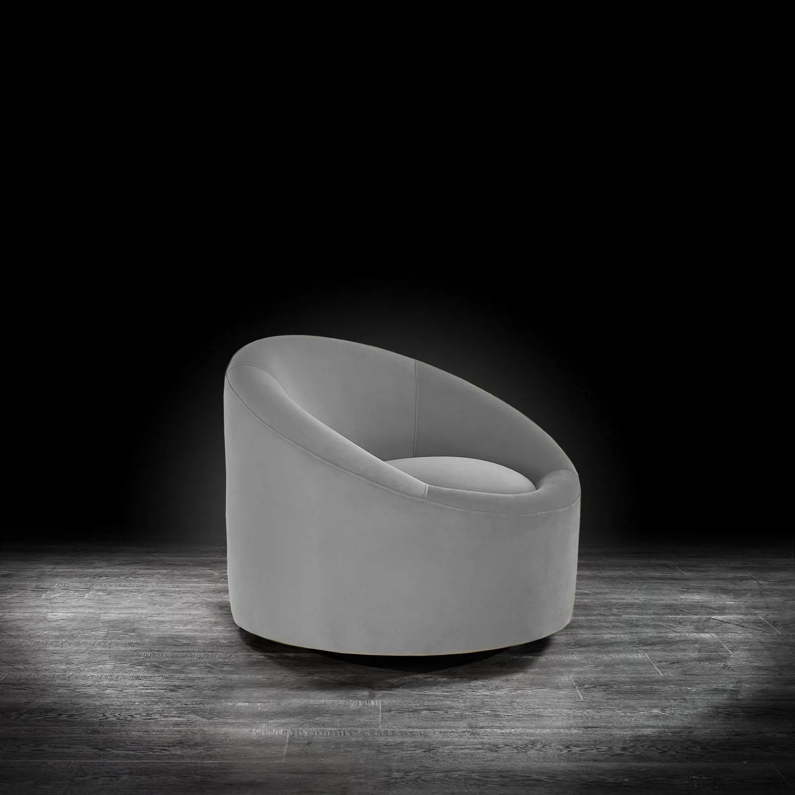 Luca Gray Velvet Stylish Accent Chair RG