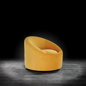 Luca Orange Velvet Stylish Accent Chair RG