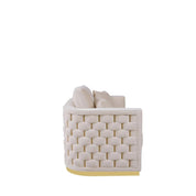 Lucia Gold Beige Stylish Sofa Set