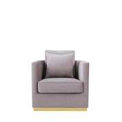Lucia Gold Silver Gray Roberto Grassie Sofa Set