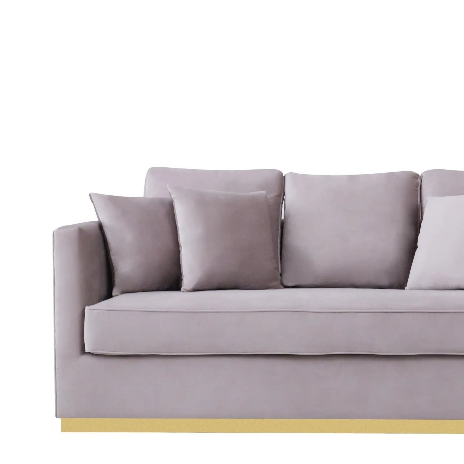 Lucia Gold Silver Gray Roberto Grassie Sofa Set