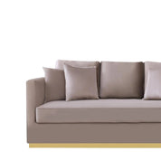 Lucia Gold Taupe Roberto Grassie Sofa Set