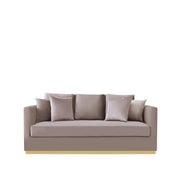Lucia Gold Taupe Sofa Set
