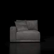 Lugano Five Pieces Dark Gray Sectional Laf Chair RG