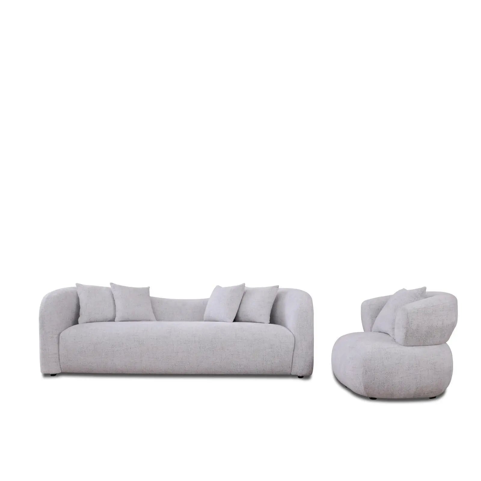 Luna Ivory Roberto Grassie Sofa Set