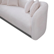 Luna White Ax Sofa Set