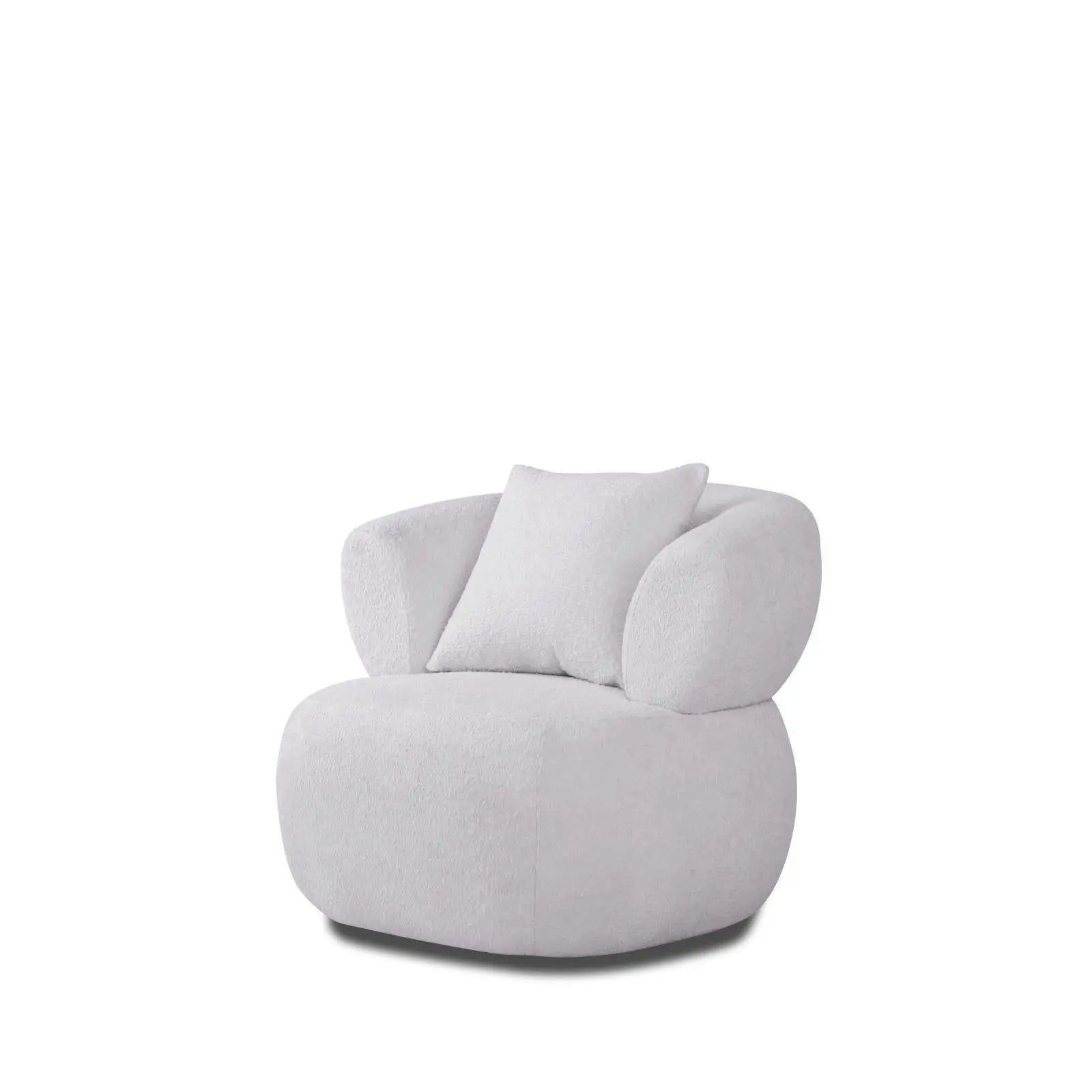 Luna White Luxury Sofa Set