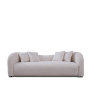 Luna White Sofa Set