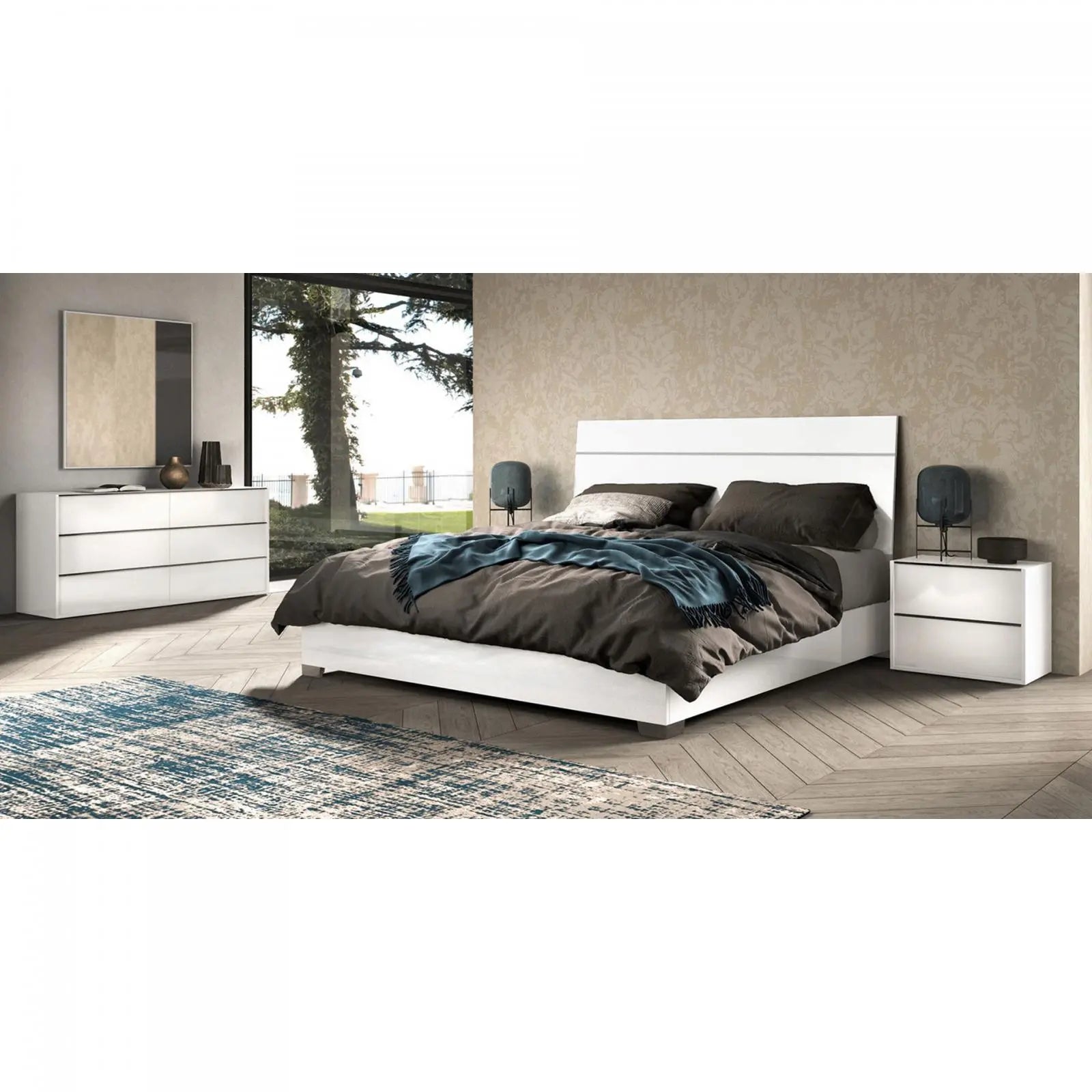 Luna White Stylish Dresser