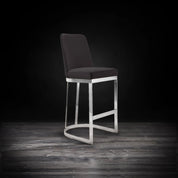 Mariella Silver Black Counter Stylish Bar Stool