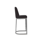 Mariella Silver Black Roberto Grassie Bar Stool