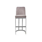 Mariella Silver Gray Bar Stool