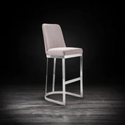 Mariella Silver Gray Stylish Bar Stool