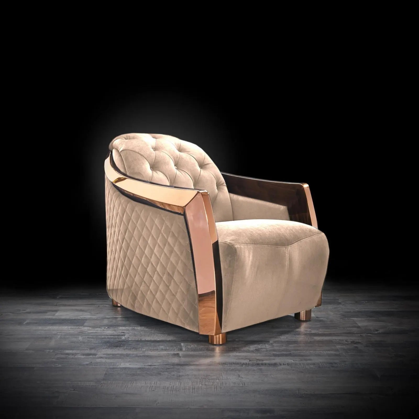 Massimo RG Taupe Luxury Sofa Set