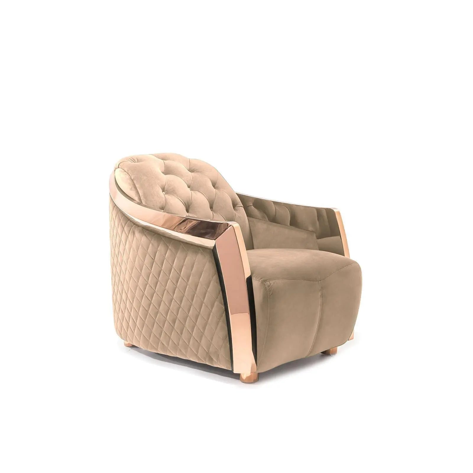 Massimo RG Taupe Luxury Sofa Set