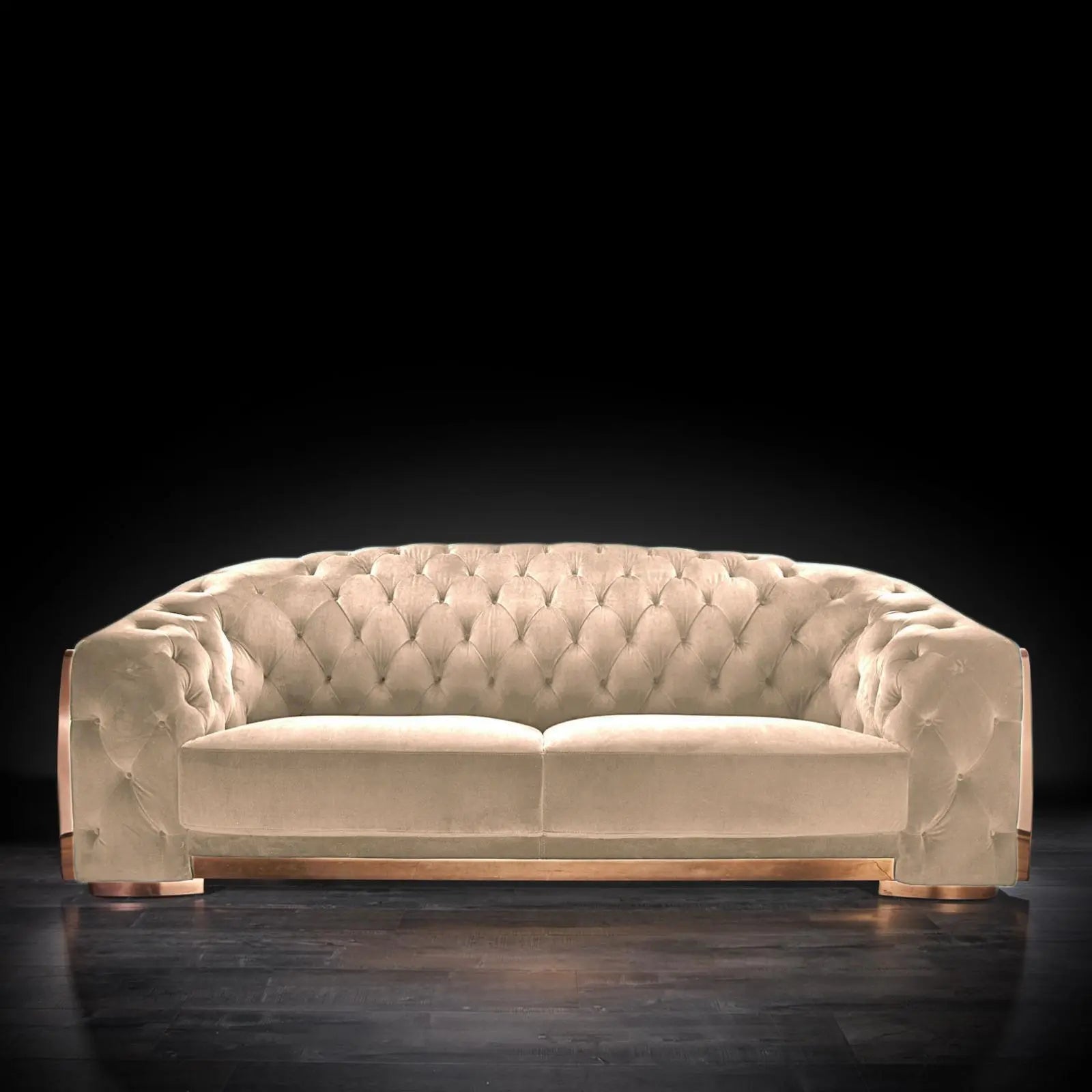 Massimo RG Taupe Modern Sofa Set