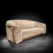 Massimo RG Taupe Stylish Sofa Set