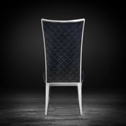 Massimo Silver Black Luxury Dining Chair