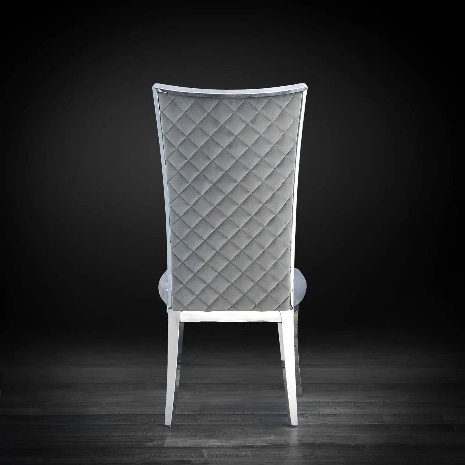 Massimo Silver Gray Luxury Dining Chair