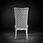 Massimo Silver Gray Luxury Dining Chair