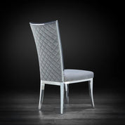 Massimo Silver Gray Roberto Grassie Dining Chair