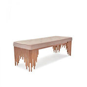 Mauris Bench RG Beige Stylish