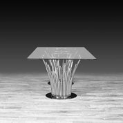 Mauris Rect Silver Roberto Grassie Dining Table