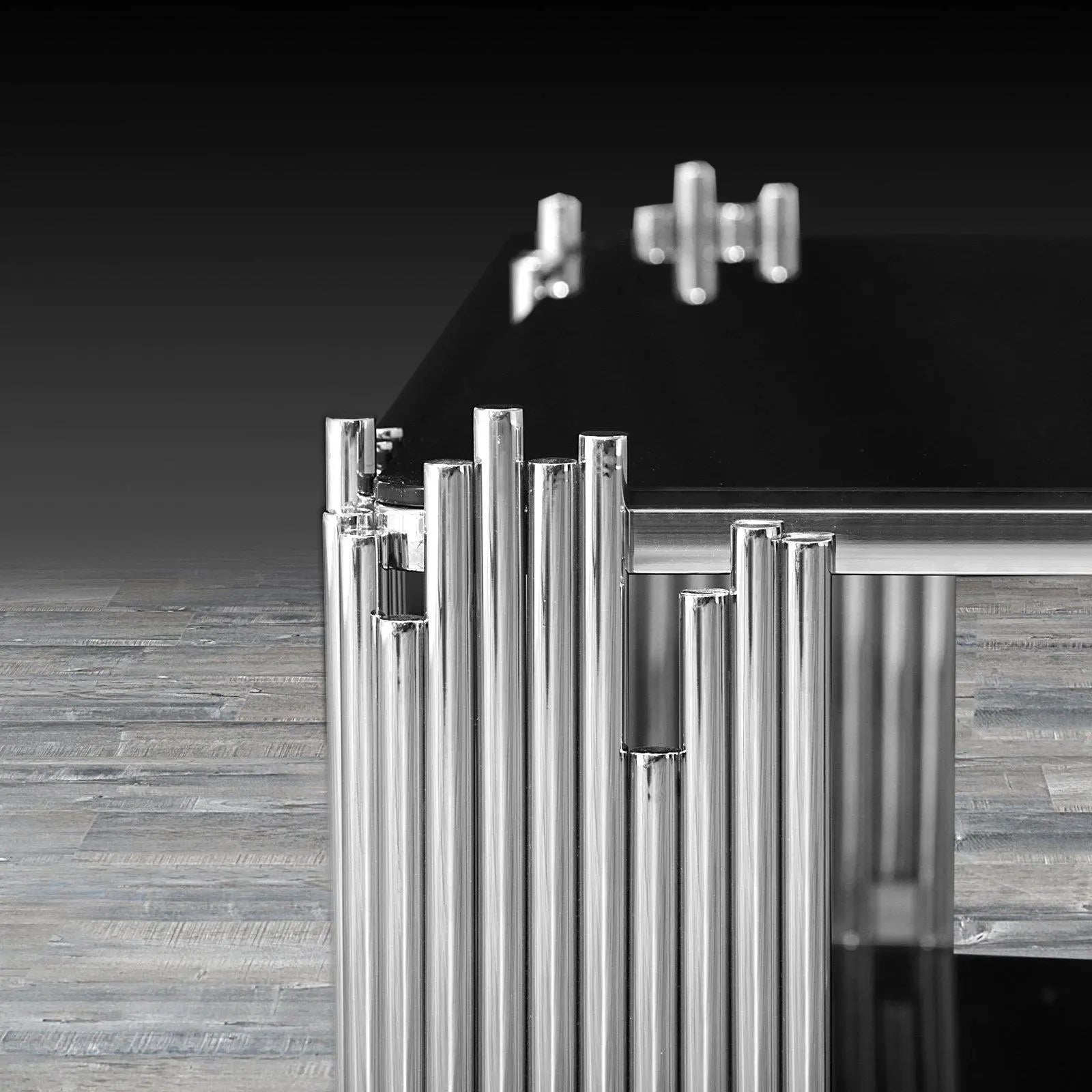 Mauris Square Silver La Coffee Table