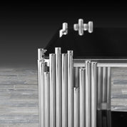 Mauris Square Silver La Coffee Table