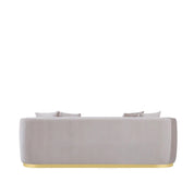 Mauro Taupe Ax Sofa Set