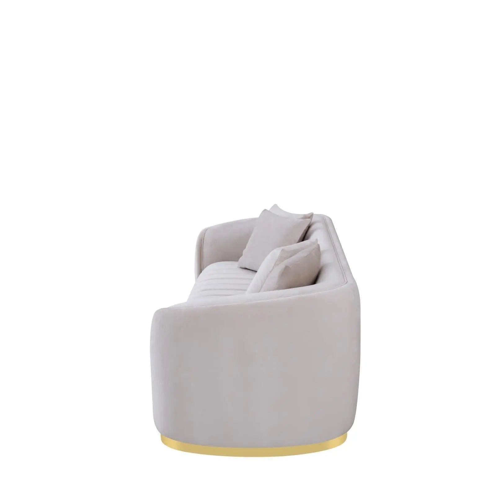 Mauro Taupe Luxury Sofa Set