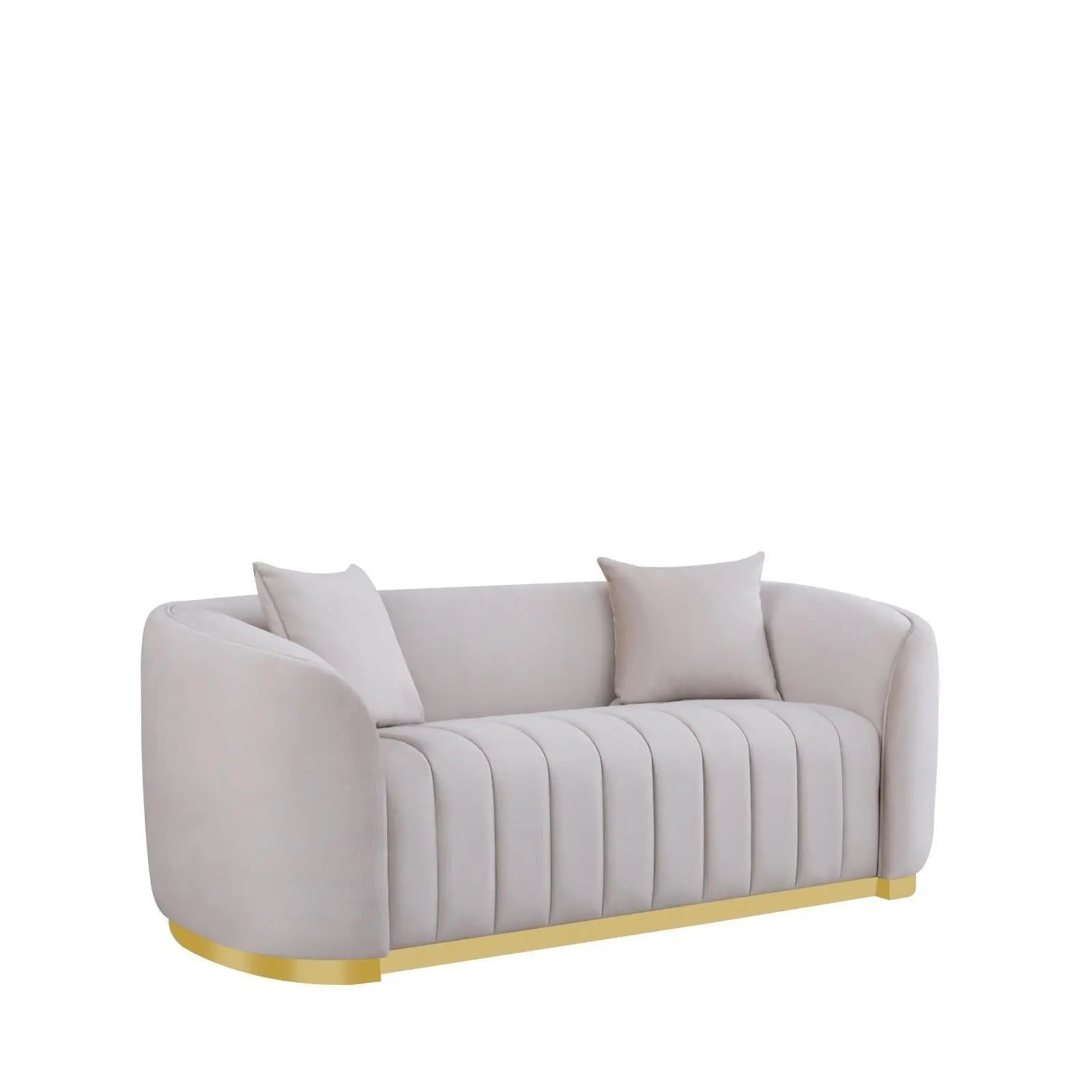 Mauro Taupe Roberto Grassie Sofa Set