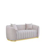 Mauro Taupe Roberto Grassie Sofa Set