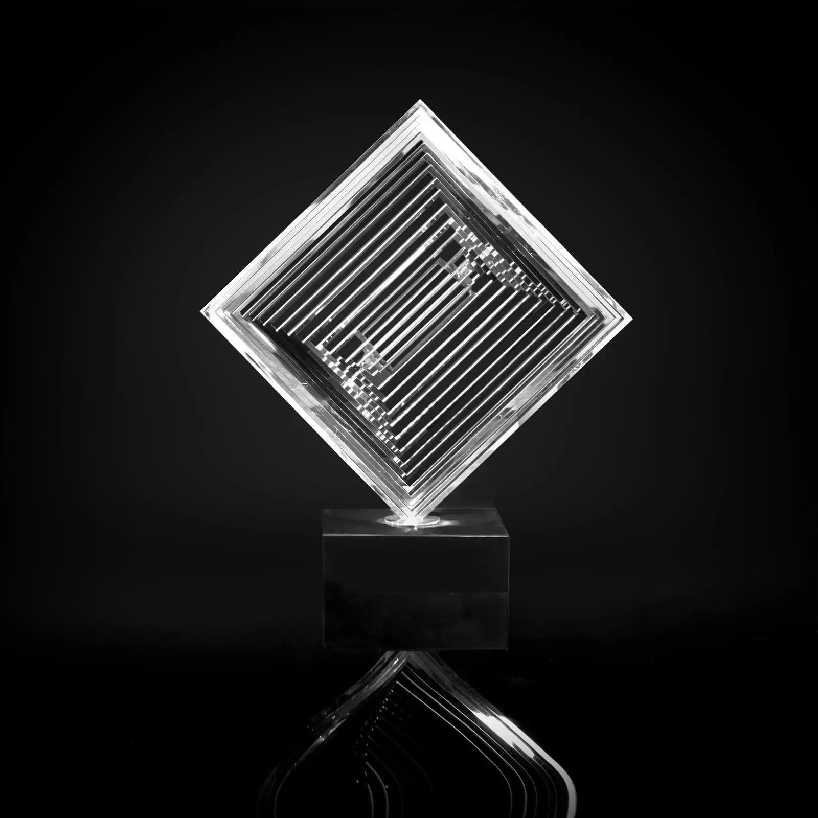 Melodious Tune Silver Modern Sculpture