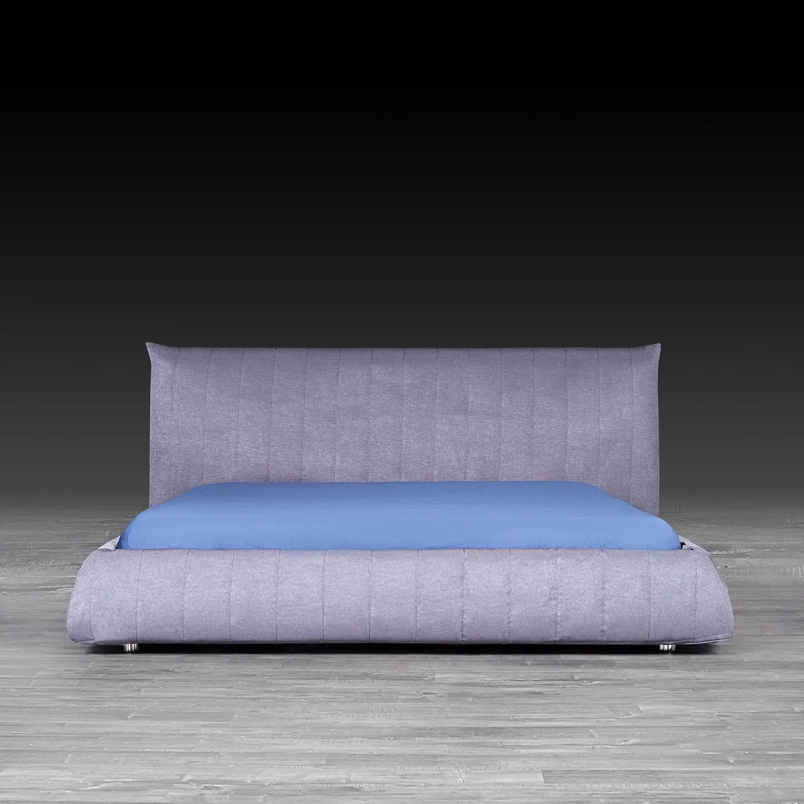 Melody Gray Modern Bed