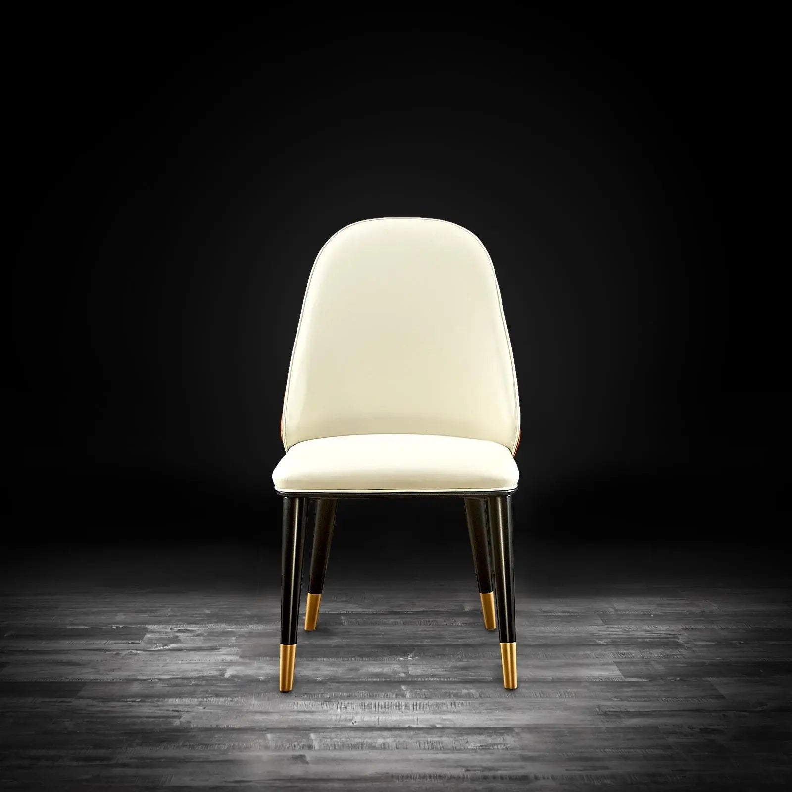 Messina Chg Beige Orange Modern Dining Chair