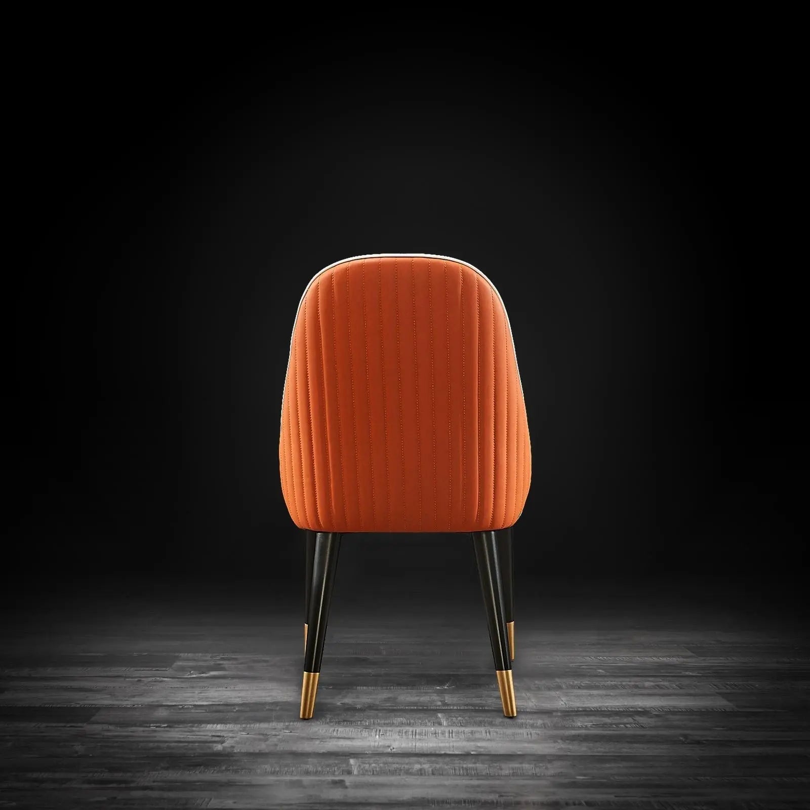 Messina Chg Beige Orange Modern Dining Chair