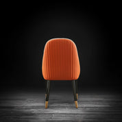 Messina Chg Beige Orange Modern Dining Chair