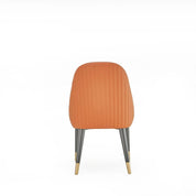Messina Chg Beige Orange Modern Dining Chair