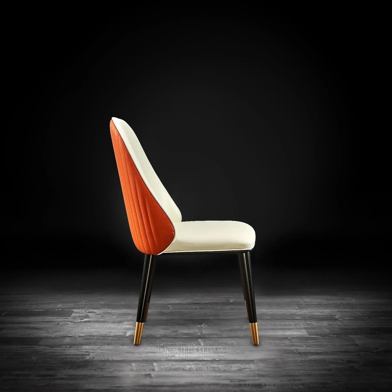 Messina Chg Beige Orange Roberto Grassie Dining Chair