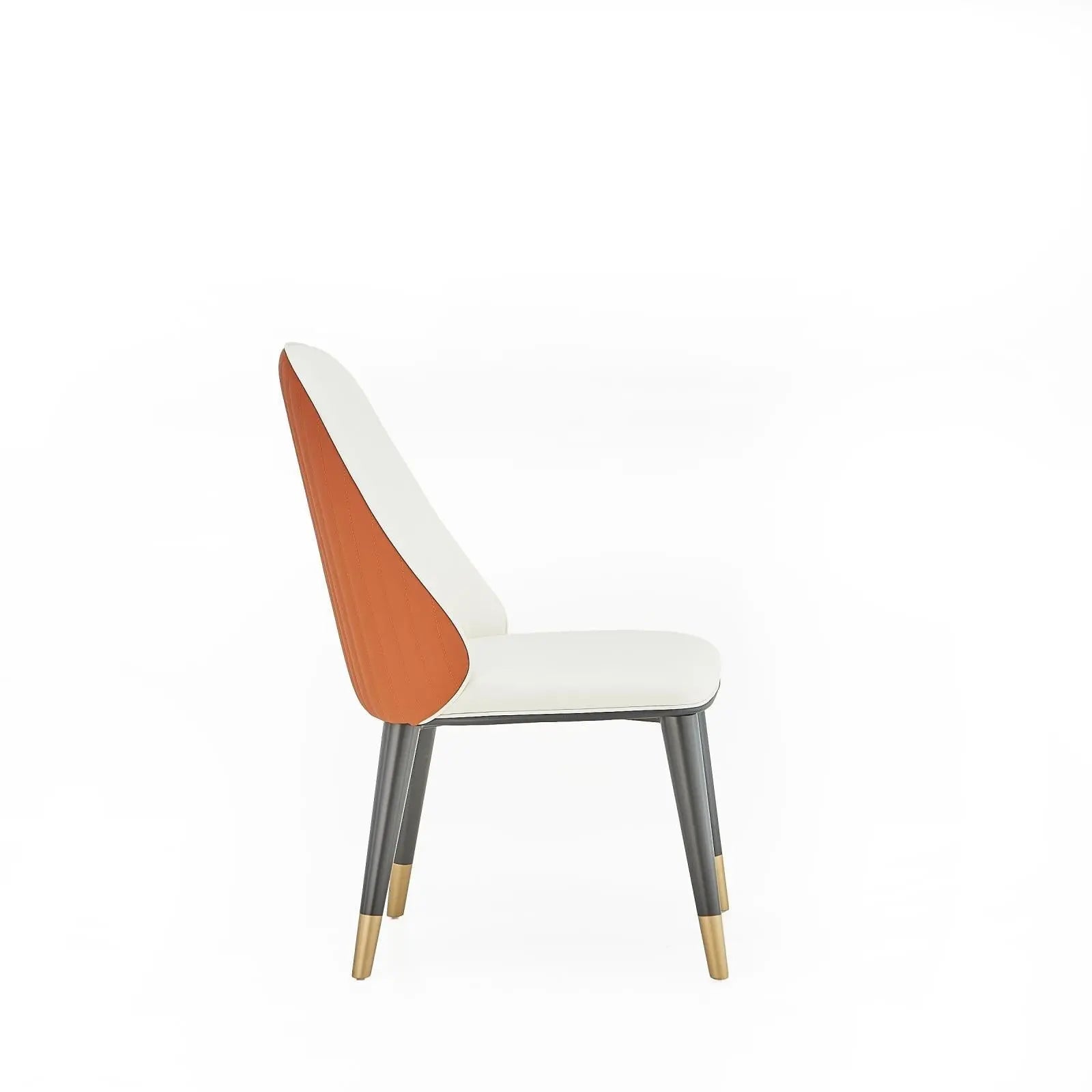 Messina Chg Beige Orange Roberto Grassie Dining Chair