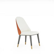 Messina Chg Beige Orange Stylish Dining Chair